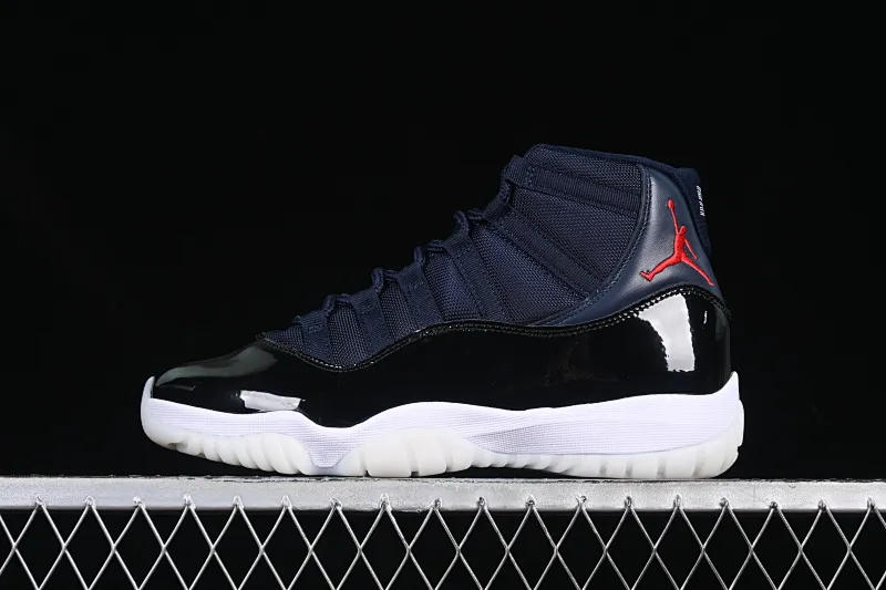 All categories Air Jordan Jordan series basketball shoes Air Jordan 11 Air Jordan 11 Retro AJ11 Joe 11 navy blue high-top basketball shoes CT8012-406